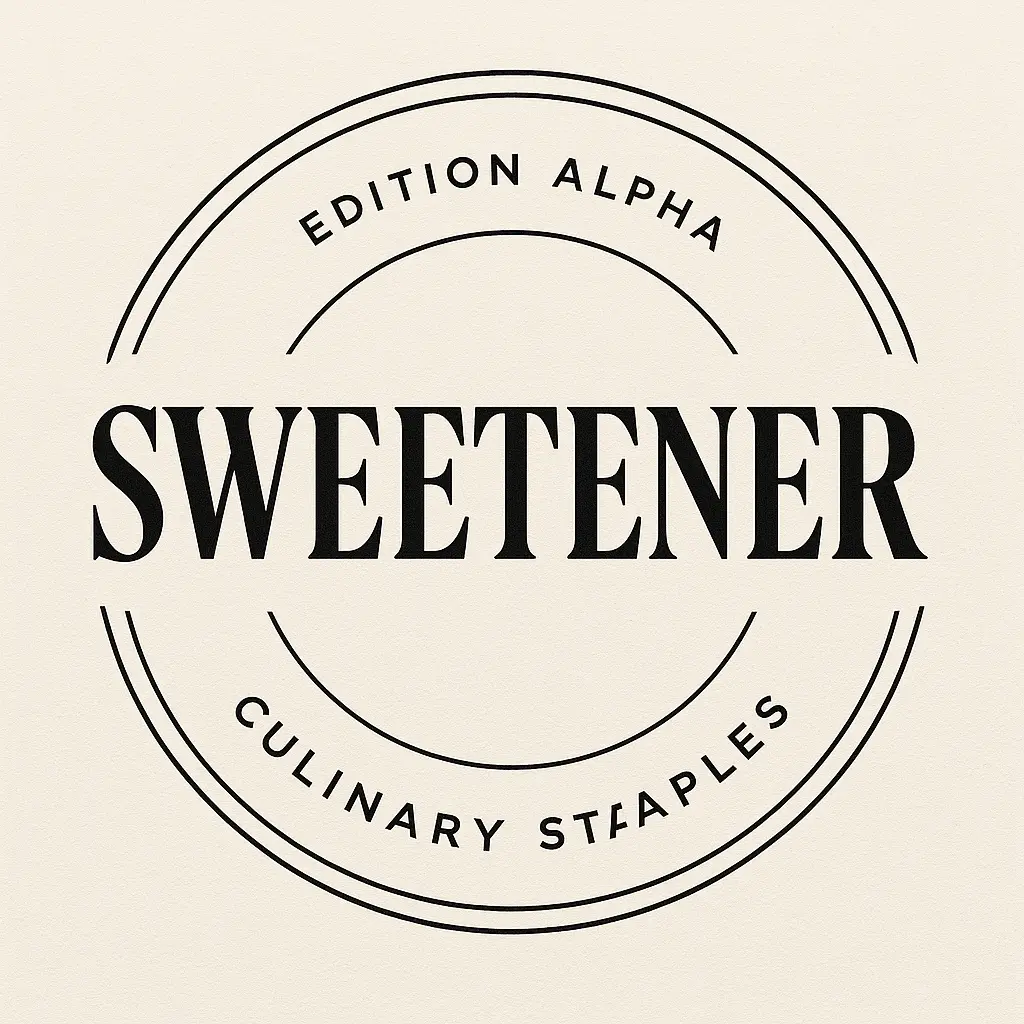 Modern label template for sweetener product