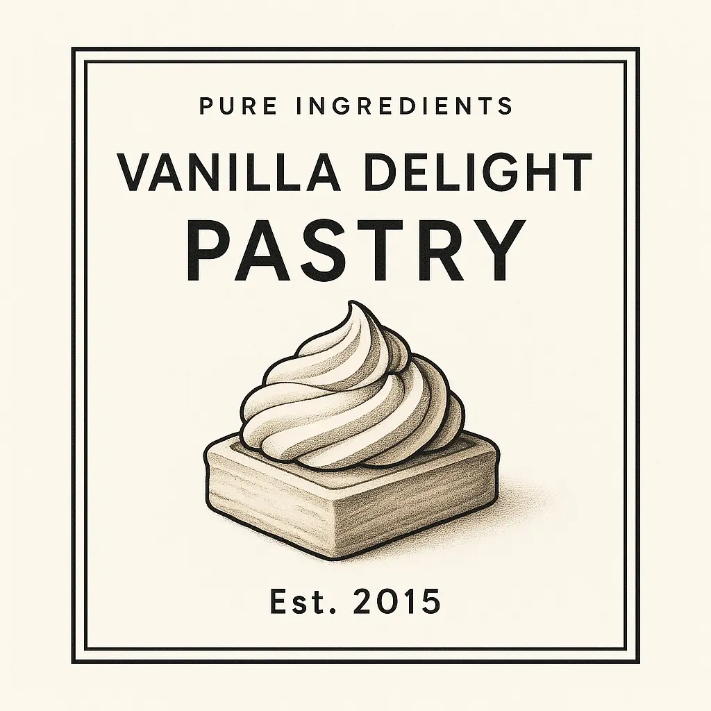 Minimalist label template with modern text layout