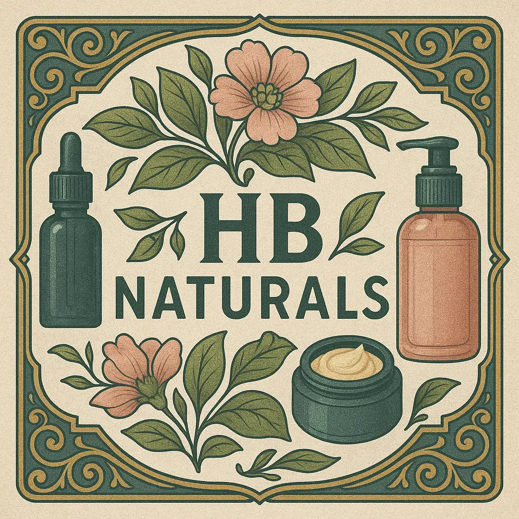 Vintage label template with botanical elements.