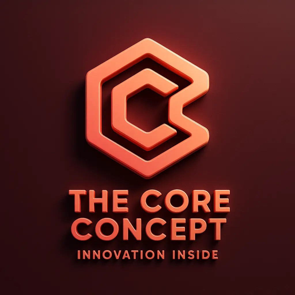 3d logo template with hexagonal monogram