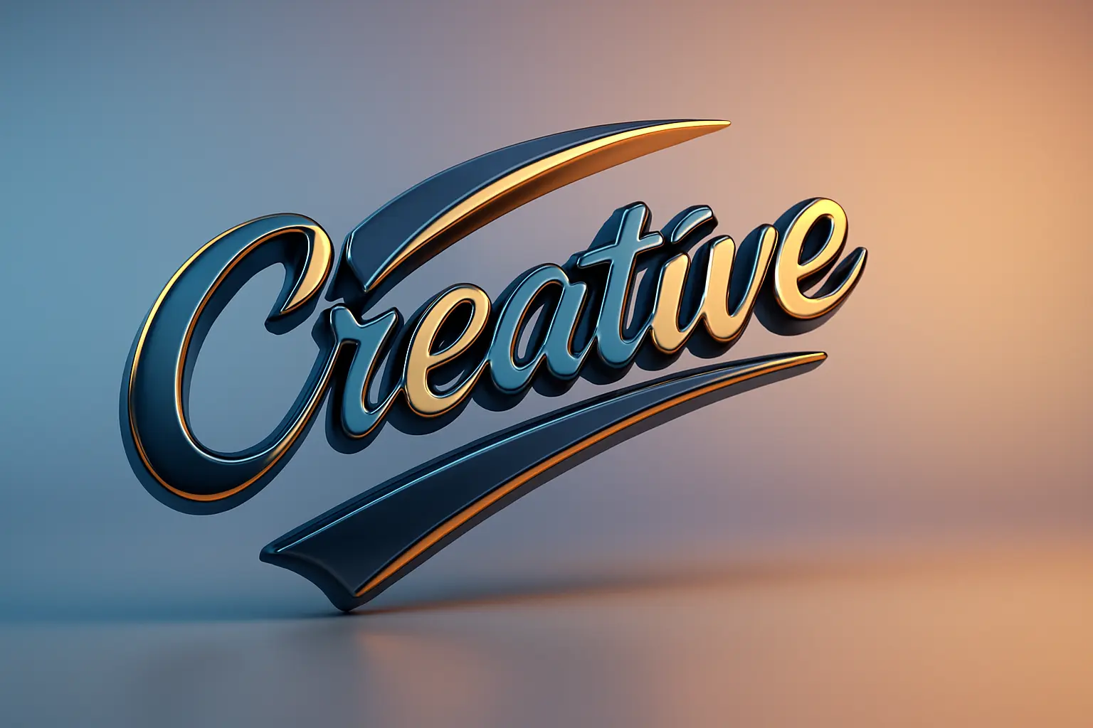 Glossy green and white 3d logo template