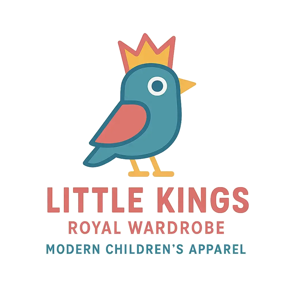 Playful bird mascot clothing brand logo template