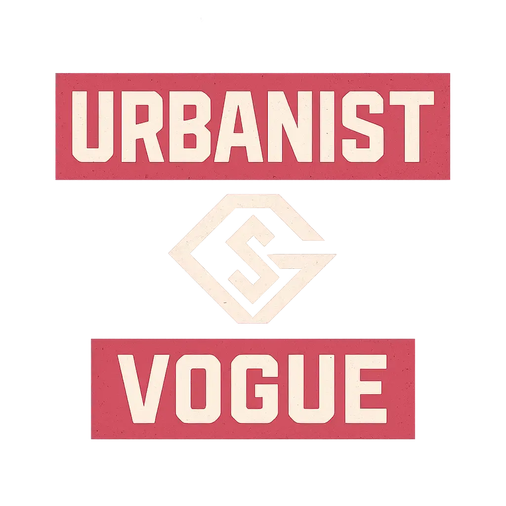 Bold streetwear clothing brand logo template with pink blocks