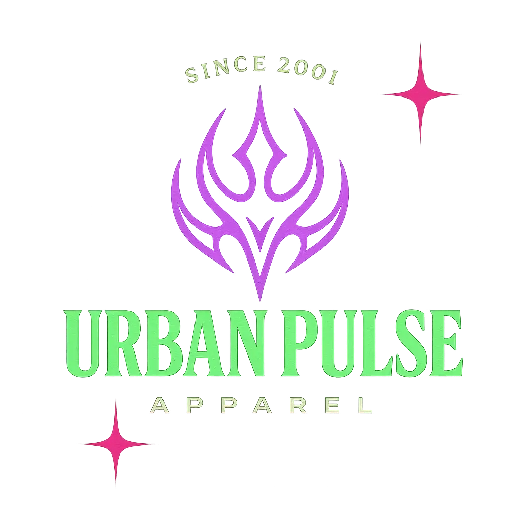 Futuristic tribal clothing brand logo template design