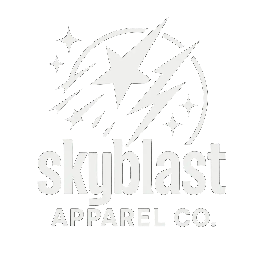 Bold streetwear clothing brand logo template with star motif