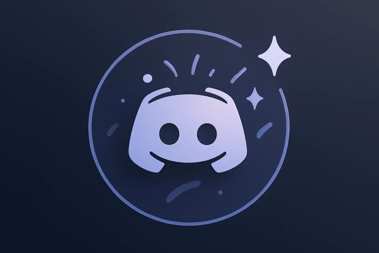 discord logo template with bold PB letters and dot patterns