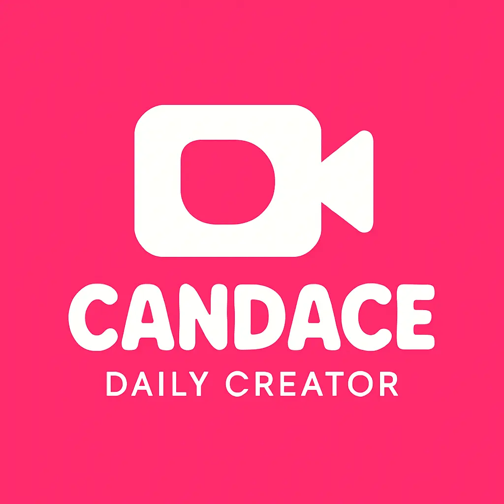 playful pink youtube logo template with video camera icon
