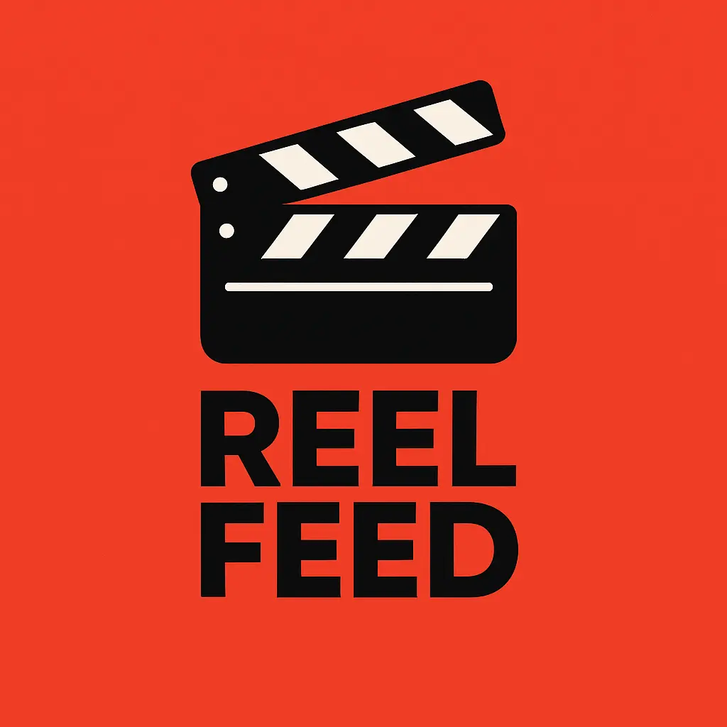 Minimalist youtube logo template with clapperboard and bold text