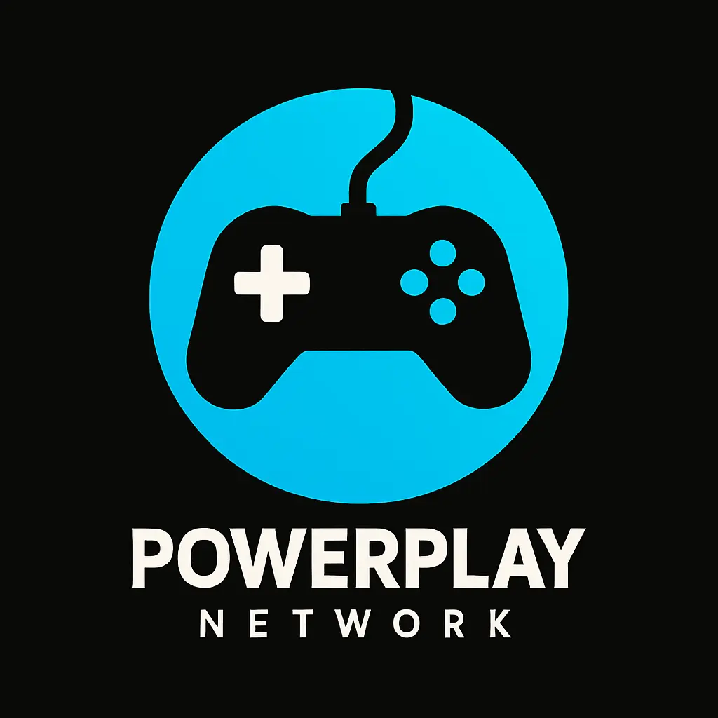 youtube logo template with cyan game controller icon