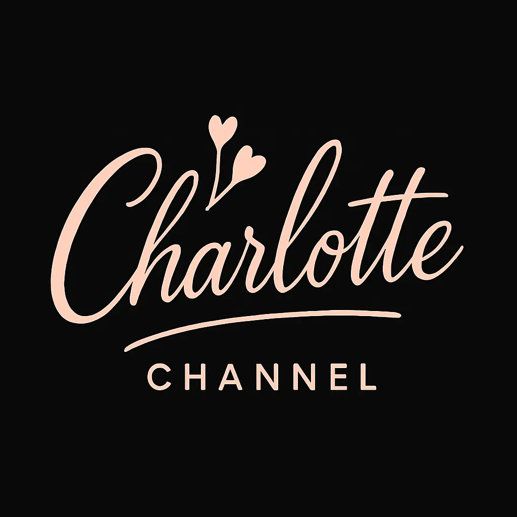 Elegant floral youtube logo template with cursive pink text