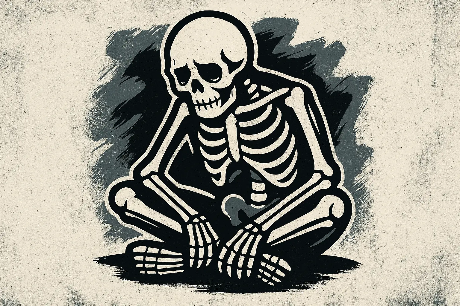 edgy skull design t-shirt template with bold pop art