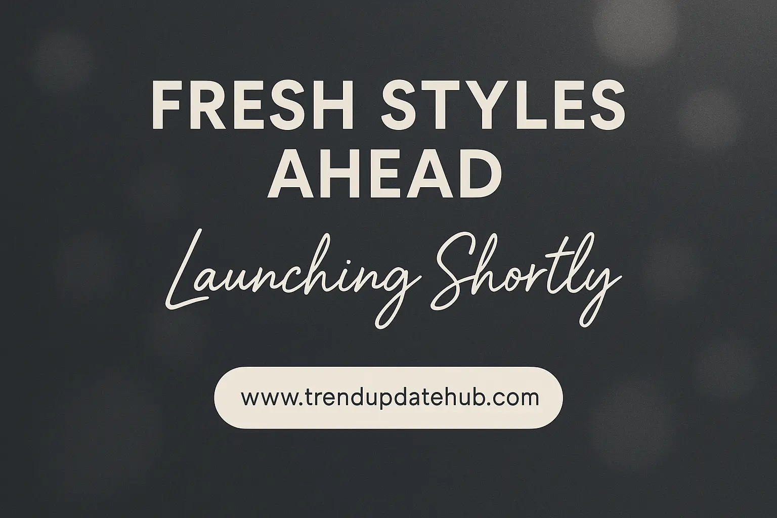 Elegant fashion banner template with dark background and bold text