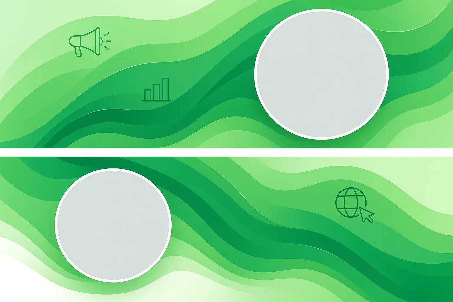 Modern interior design banner template with call-to-action