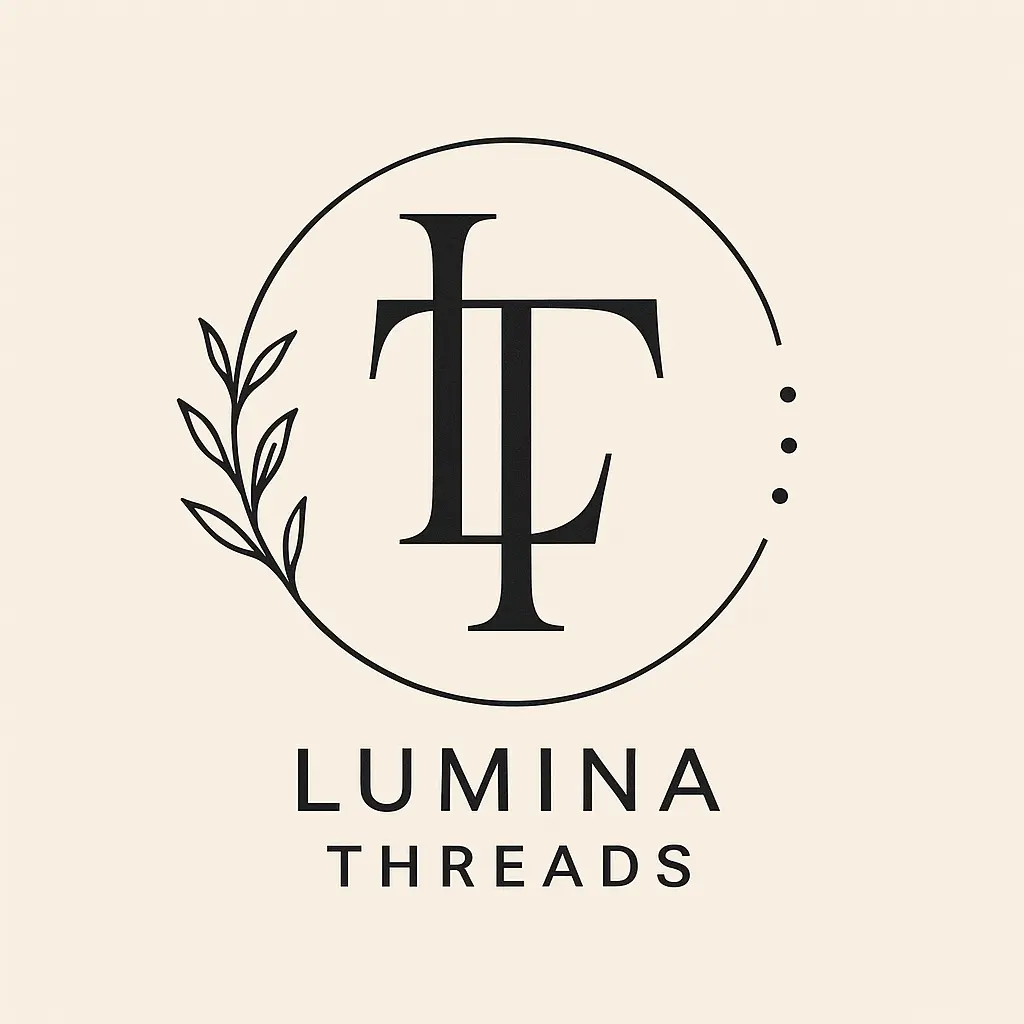 Elegant black serif monogram template with LW initials