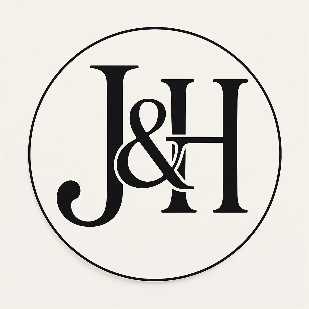Monogram template with initials A & S, floral details