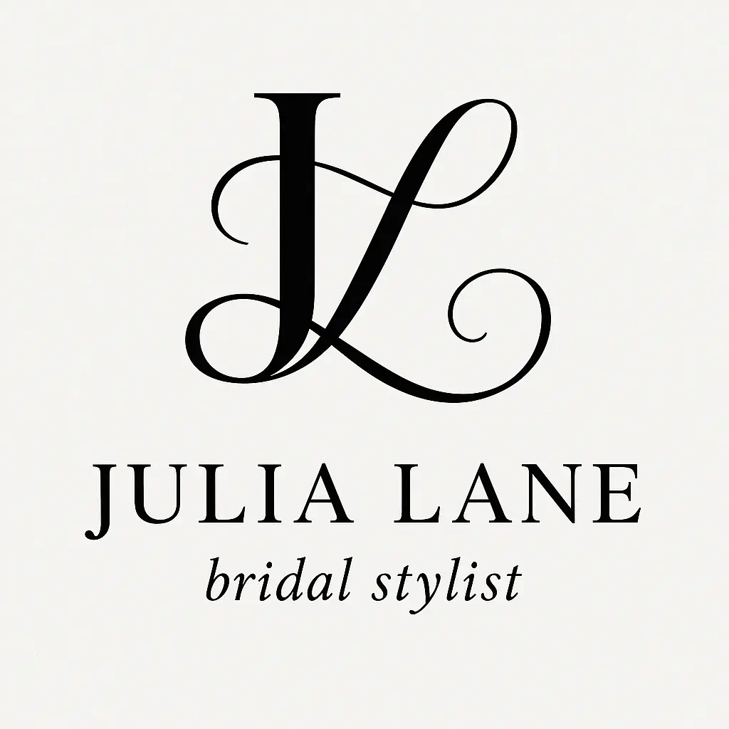 Elegant L and R monogram template on olive background