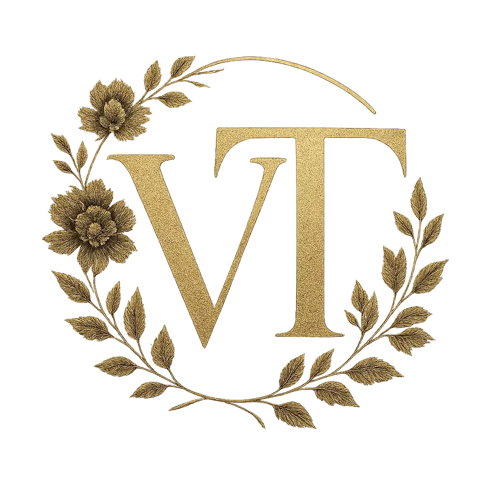 Monogram template with initials M and C in elegant serif font