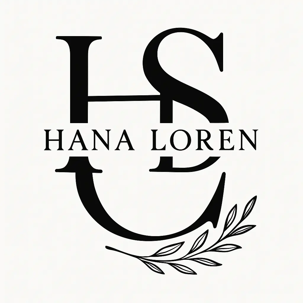 Elegant gold L V monogram template on black background
