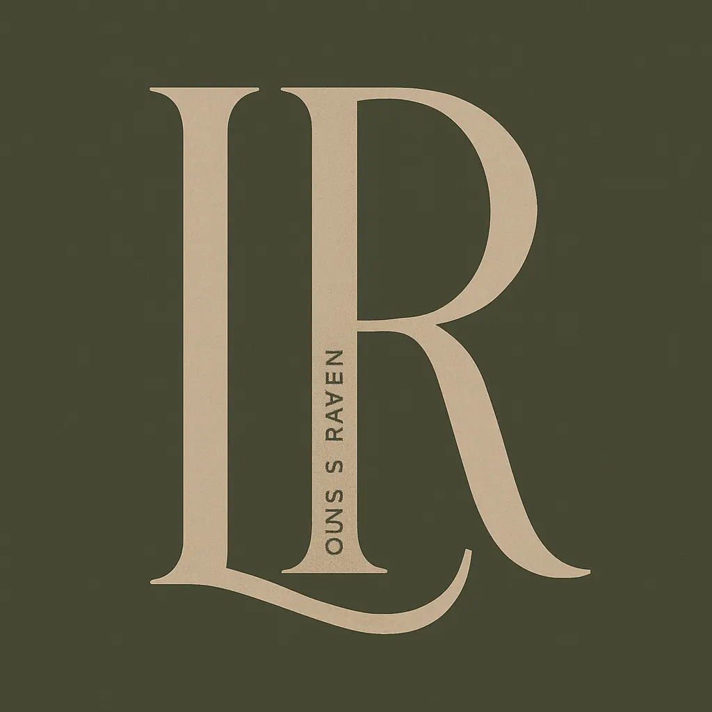 Elegant black 'WF' monogram template with script letters