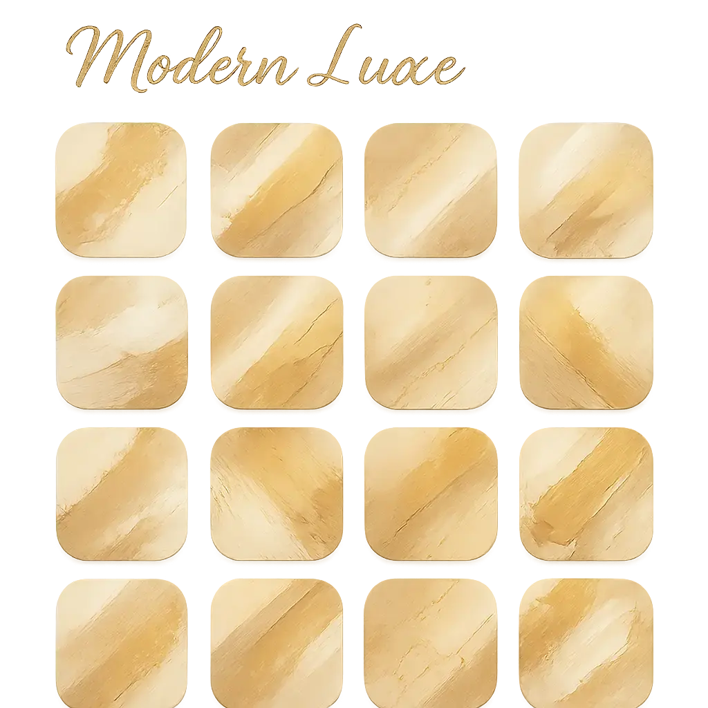 Luxury icon template with abstract gold textures