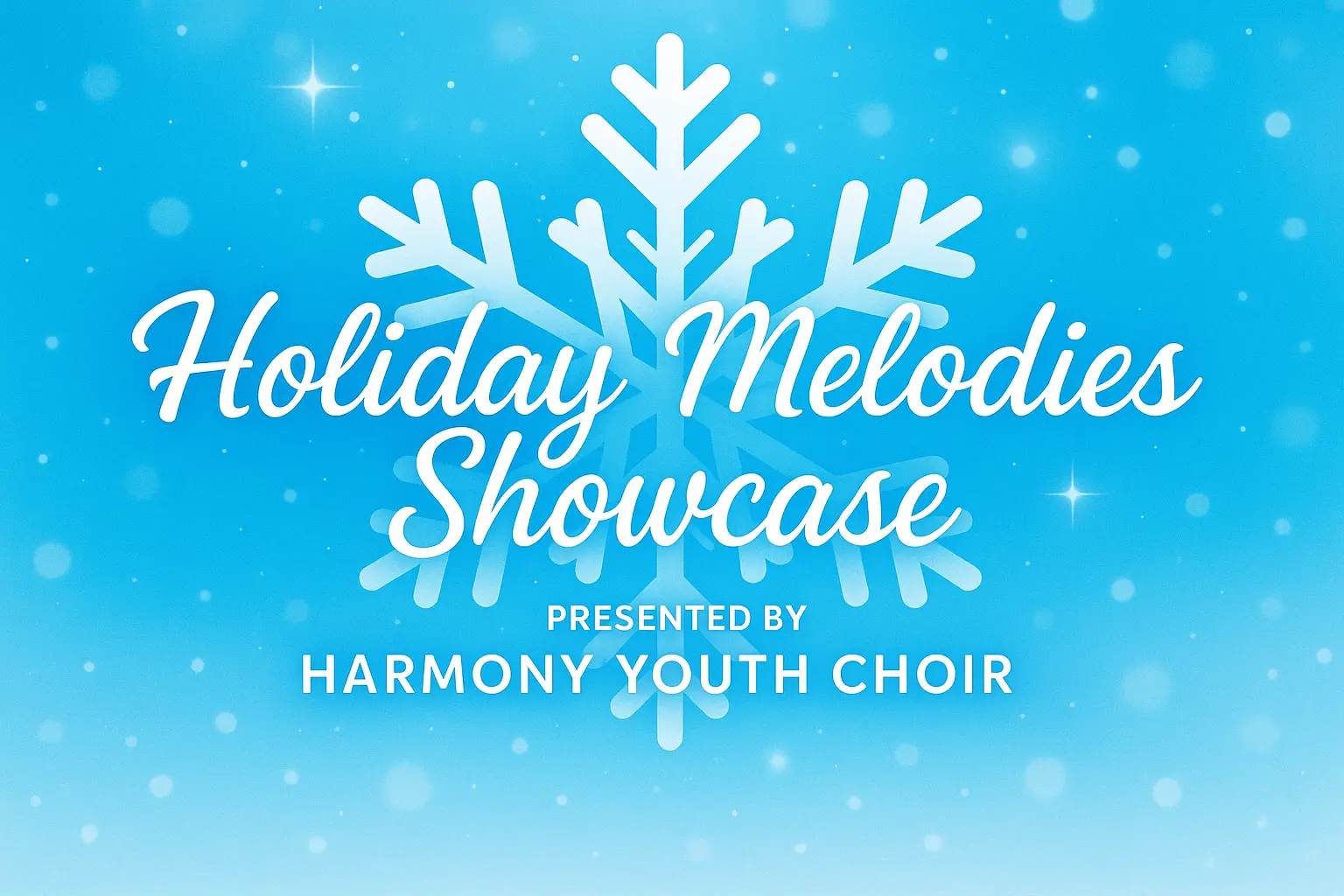 Minimalist Christmas YouTube thumbnail template with snowflake and festive text