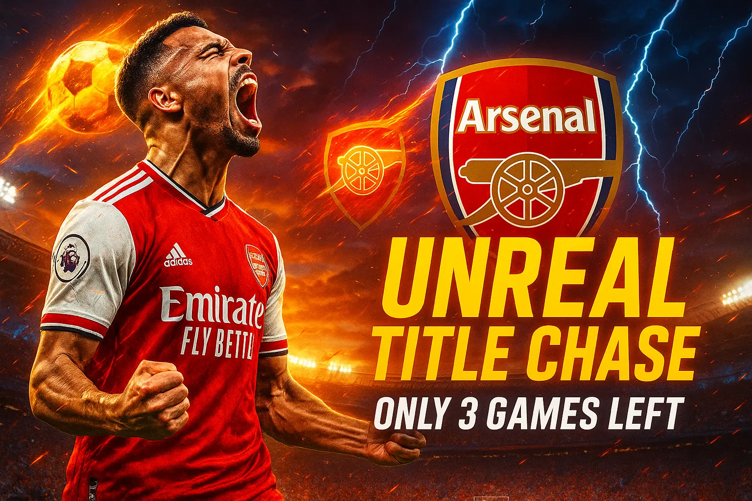 Intense Football YouTube thumbnail template with shouting player
