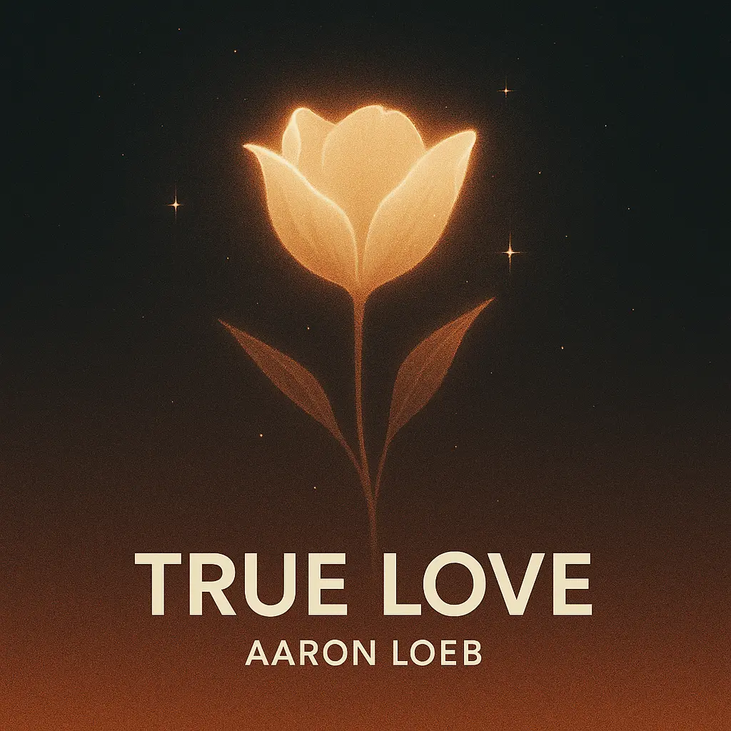 Jazz Album Covers template with flower, glowing text, and cosmic details