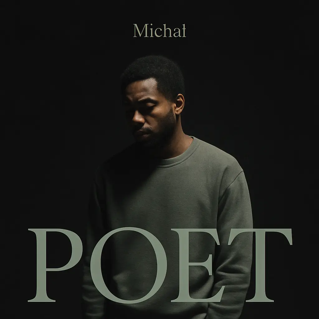 Minimalist Hip-Hop Album Covers template with oversized serif text