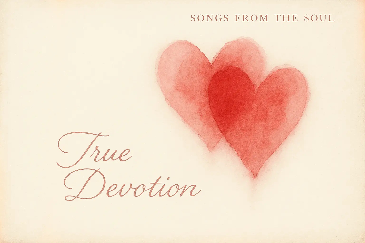 Love Album Covers template featuring intimate pose of two individuals