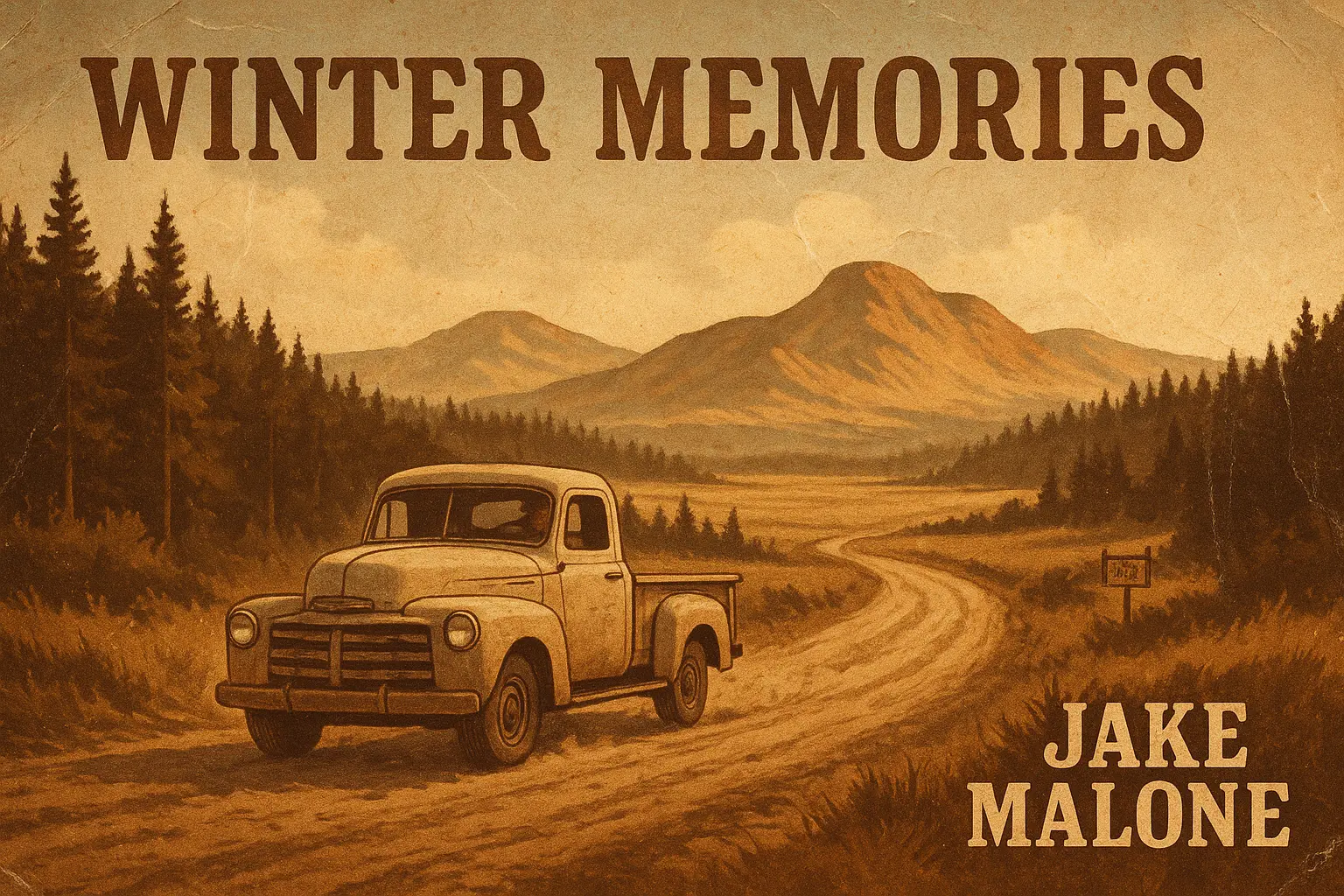 Country Album Covers template with cowboy boots and acoustic guitar