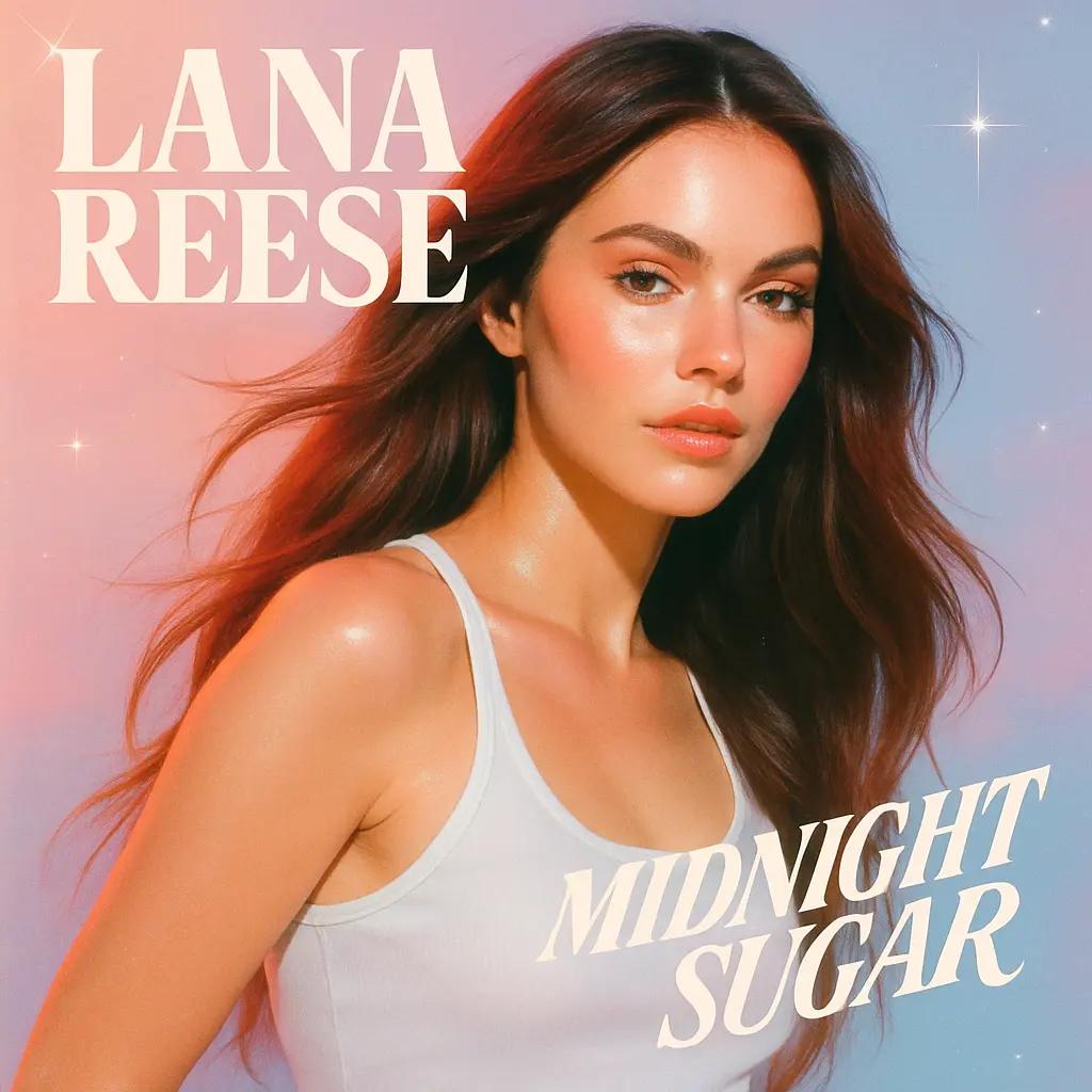 Dreamy pastel Pop Album Covers template with female artist