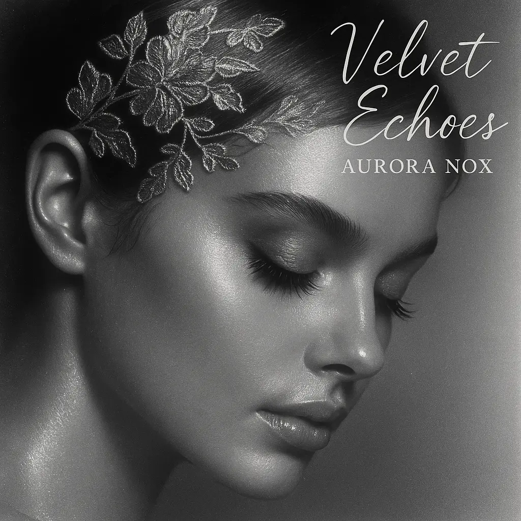 Dreamy Pop Album Covers template with floral overlays and soft lighting
