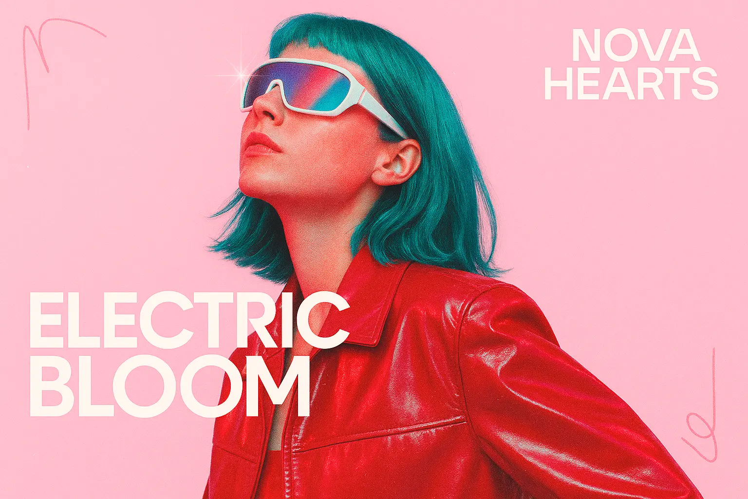 Pop Album Covers template with a person holding vinyl record against a yellow background