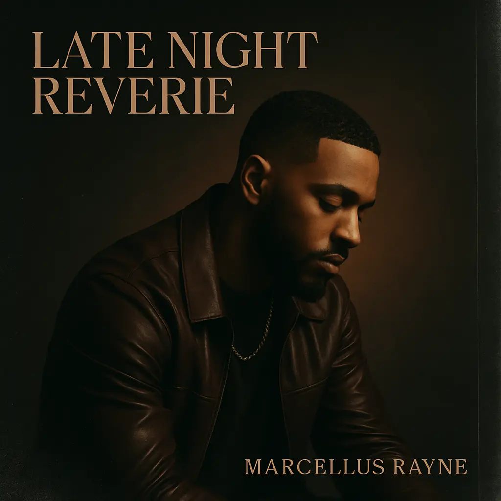 Moody R&B Album Covers template with pensive male artist
