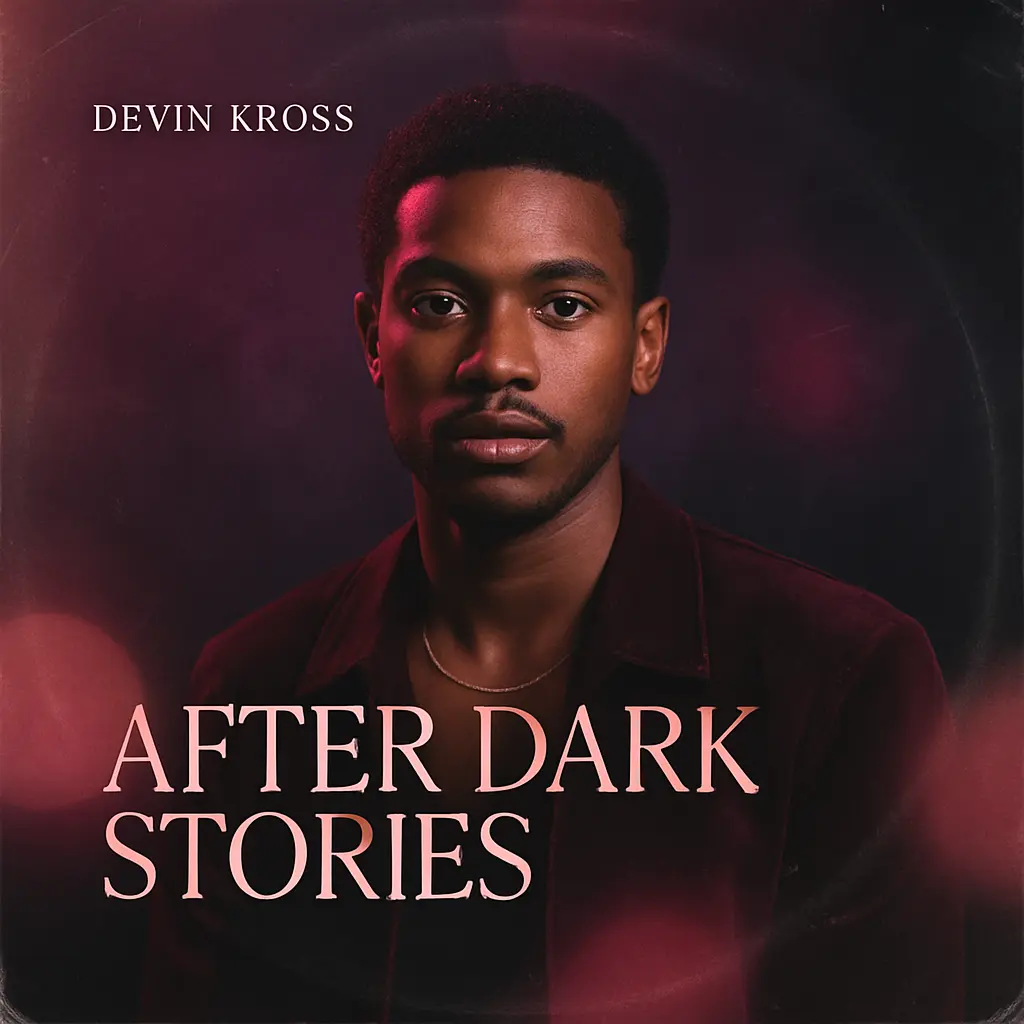 Moody R&B Album Covers template with soulful male artist