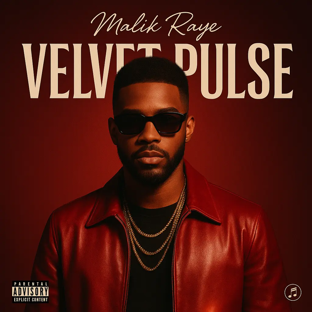 Stylish R&B Album Covers template with confident male artist