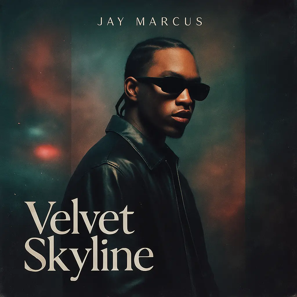 Moody R&B Album Covers template with brooding male artist
