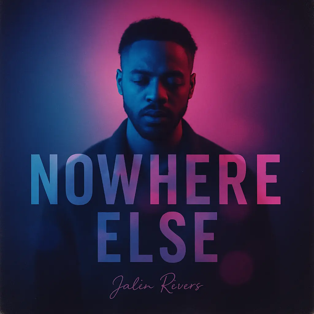 Moody R&B Album Covers template with bold bokeh text