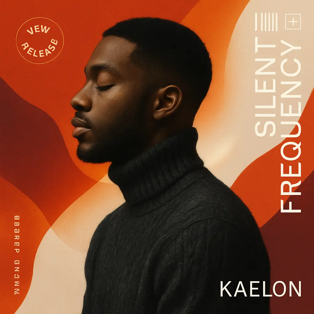 Minimalist R&B Album Covers template with introspective male artist