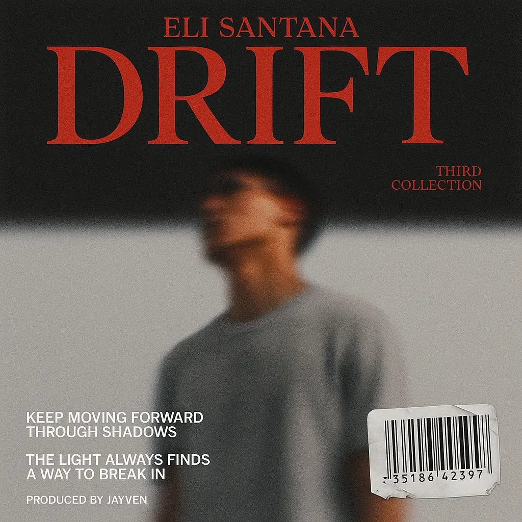 Blurred silhouette design in Mixtape Album Covers template