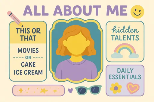 All About Me Poster