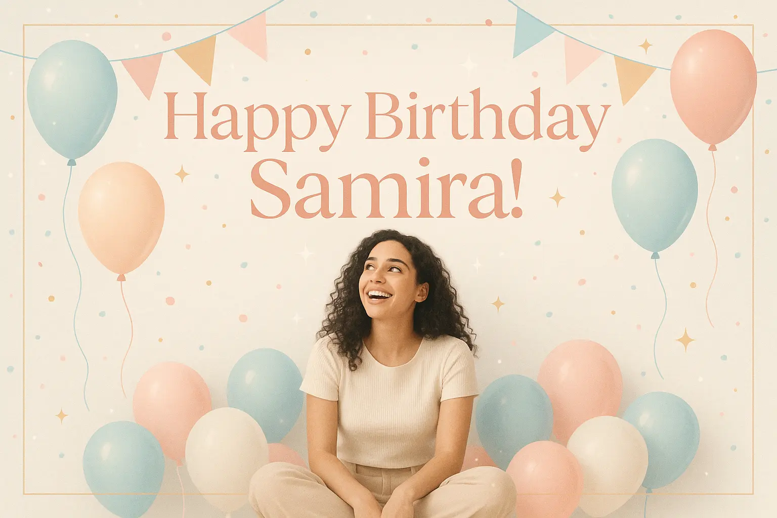 Elegant 54th Birthday Poster template with golden script text