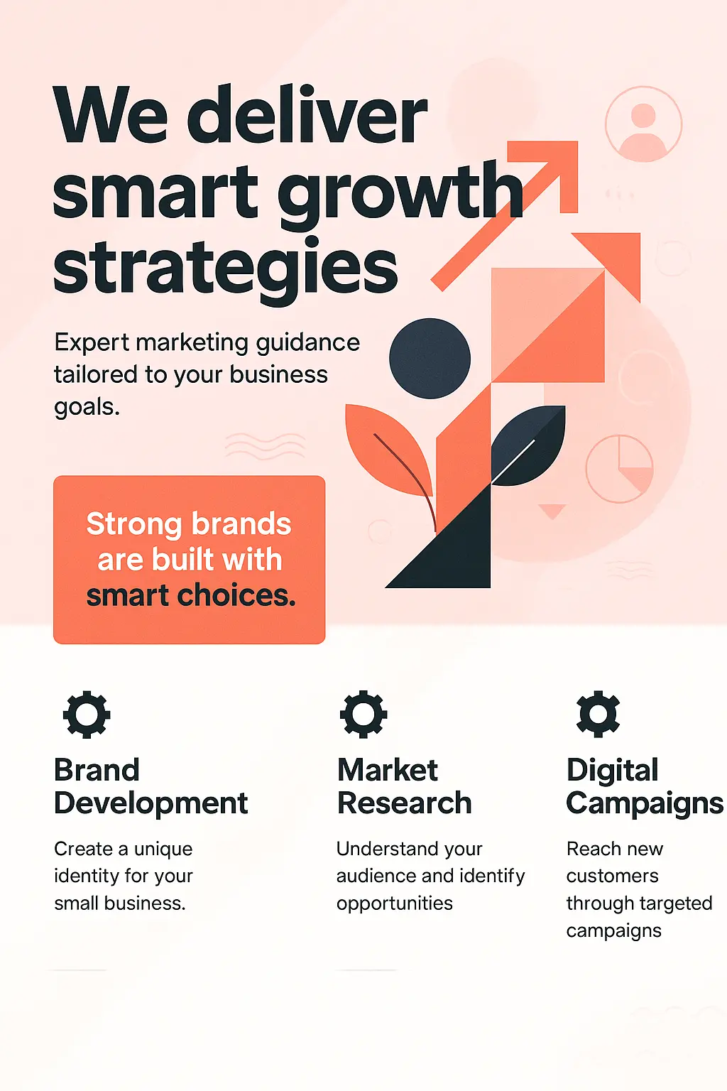 Modern Informational Poster template for business marketing