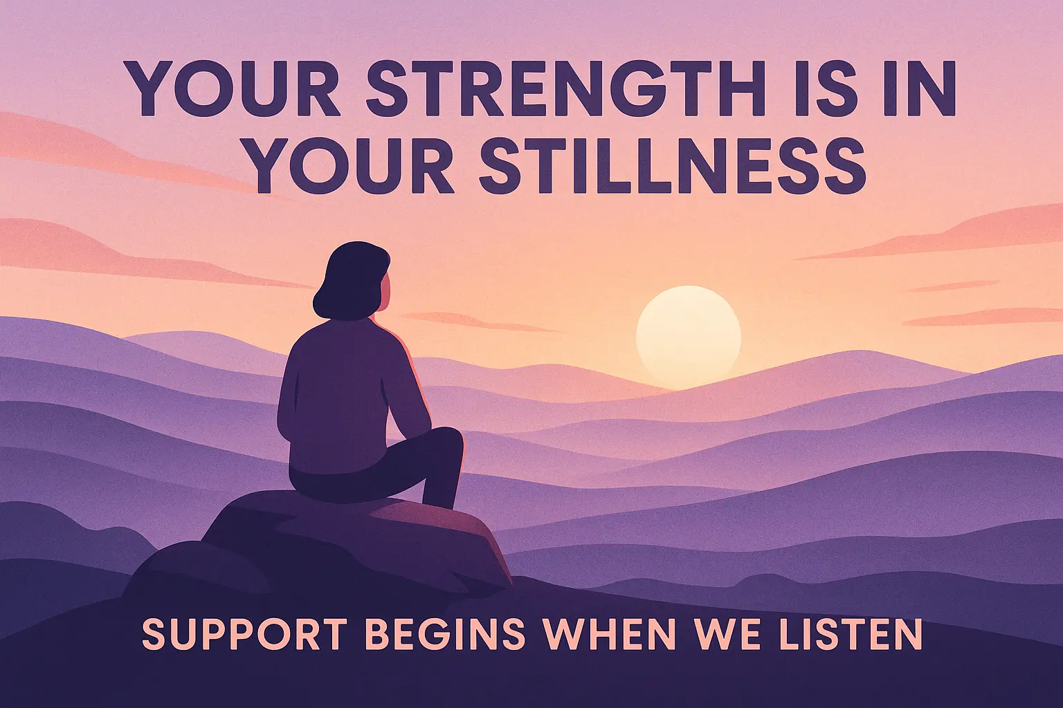 Emotive Mental Health Poster template with digital collage and event info