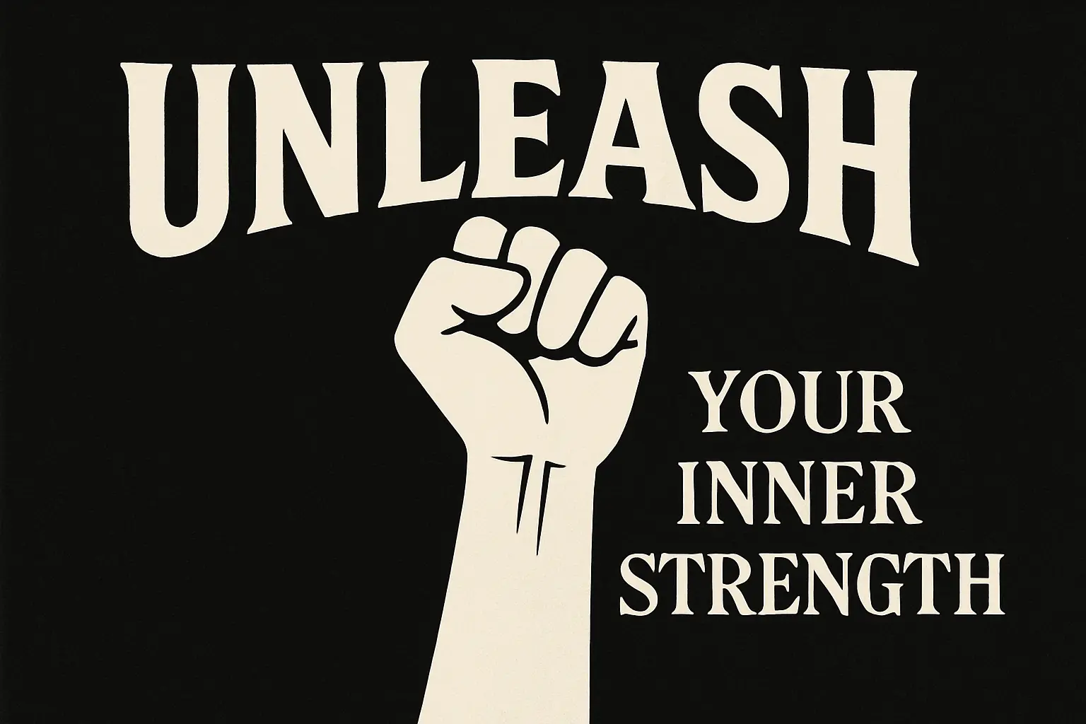 Motivational Poster template with bold 'EMPOWER YOURSELF' text and vibrant watercolor background.