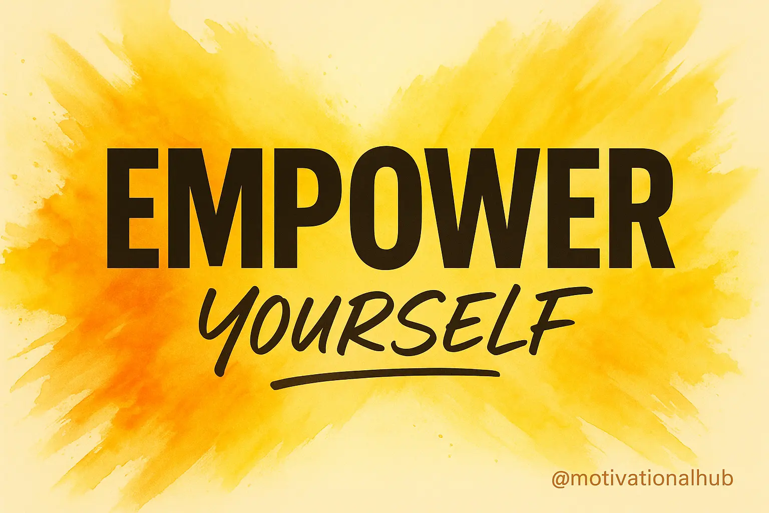 Motivational Poster template with inspirational text design