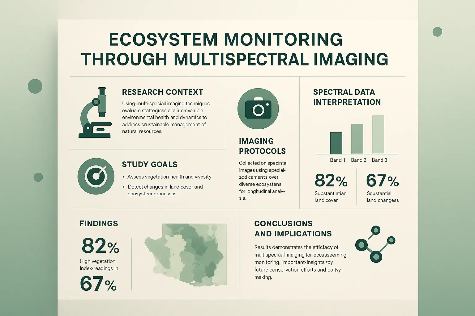 Modern academic Research Poster template with clear layout and teal theme
