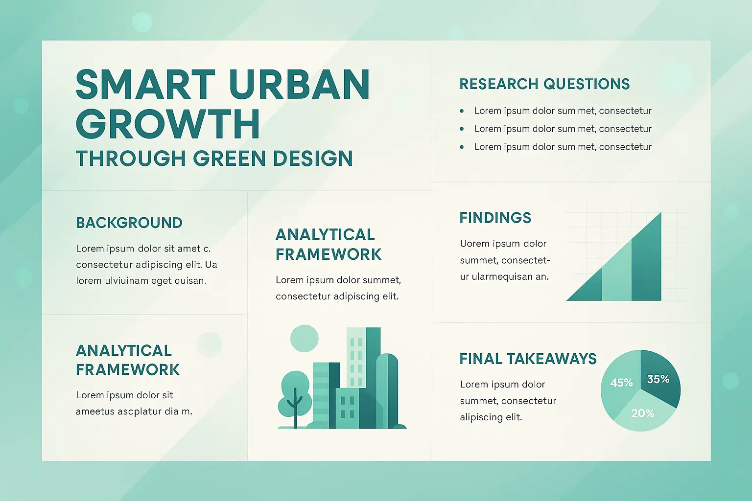 Purple scientific Research Poster template with modern design.