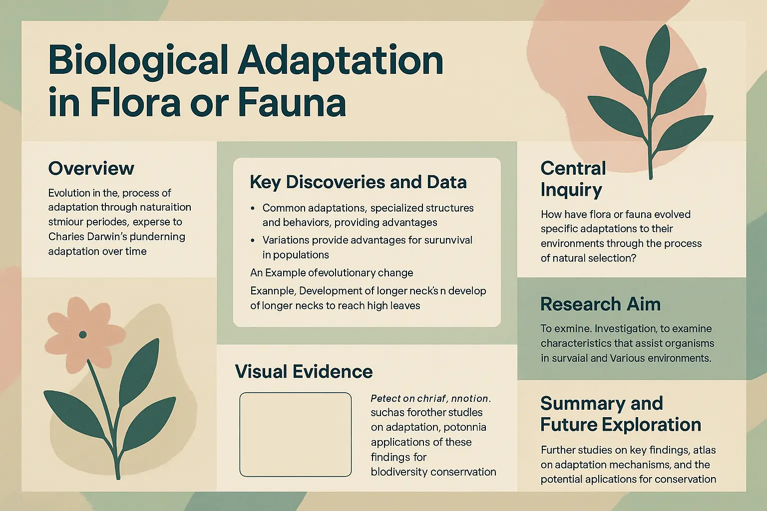 Research Poster template on AI's impact on future work