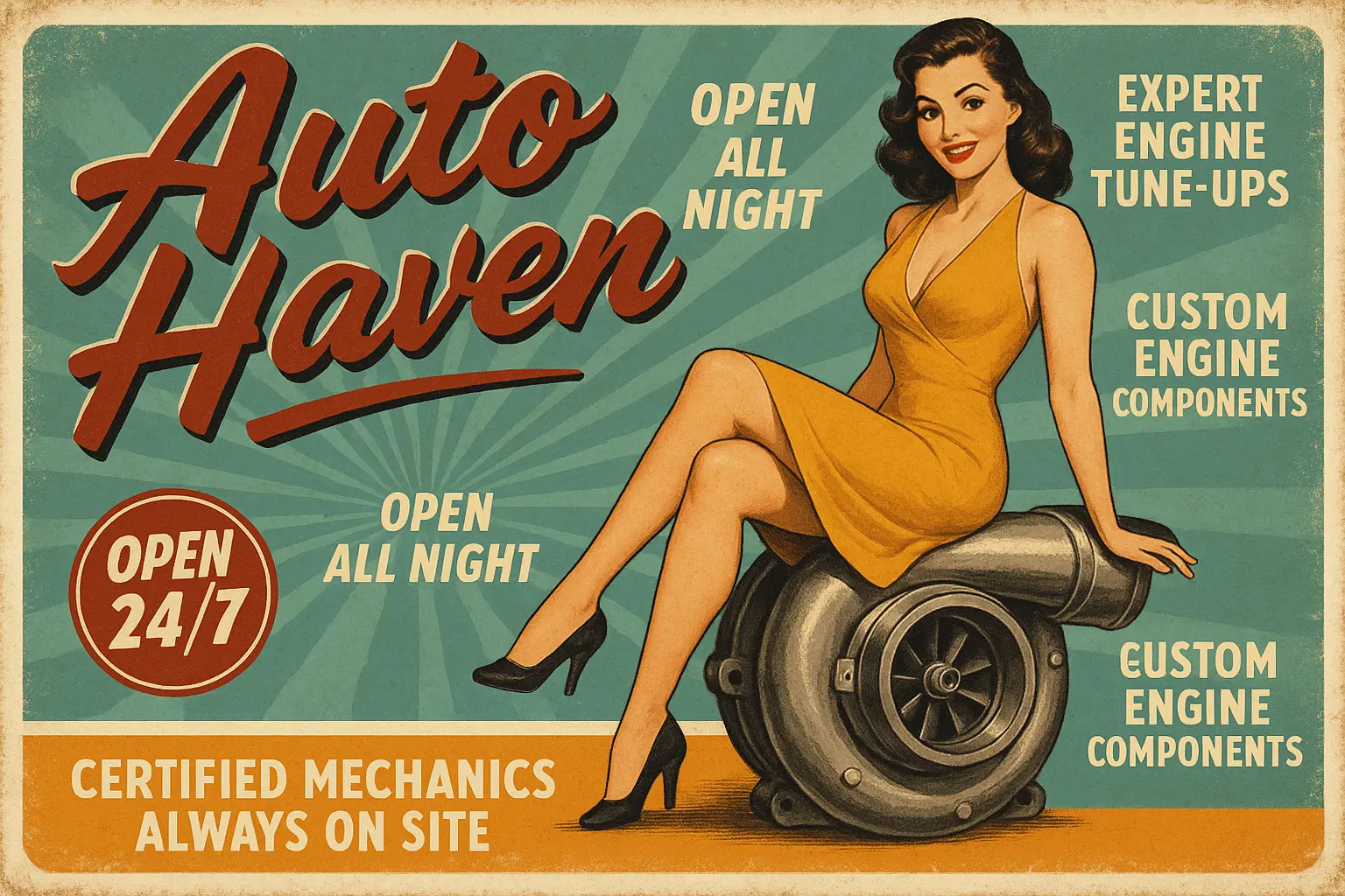 Retro Poster template for a live music event with dynamic typography
